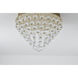 Canada LED 20 inch Gold Semi Flush Mount Ceiling Light